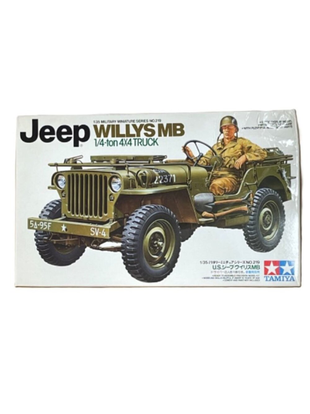 Tamiya 1/35 US Jeep Willys MB 1/4-Ton 4x4 Truck Model Kit 35219 WWII Miniature